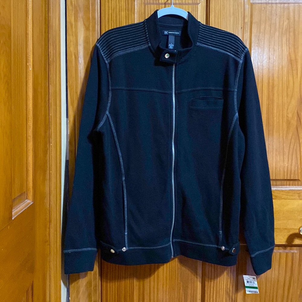 Men”s International Concepts Zip Front Knit Jacket